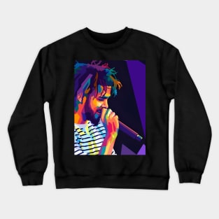 J Cole wpap pop art Crewneck Sweatshirt